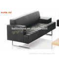 KL-S043 best price modern factory direct sell customizable general leather fabric set green material office sofa